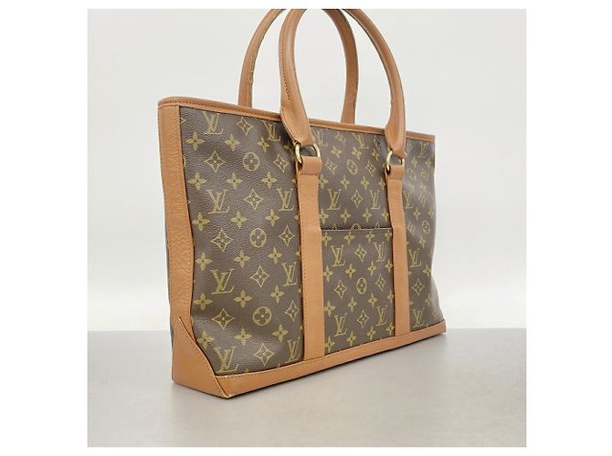 Louis Vuitton Monogram Sac Weekend PM Tote Bag Braun - Ansicht 2