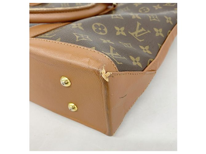 Louis Vuitton Monogram Sac Weekend PM Tote Bag Braun - Ansicht 6