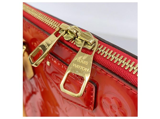 Borsa Louis Vuitton Vernis Montebello MM Fuschia - vista 10