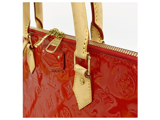 Borsa Louis Vuitton Vernis Montebello MM Fuschia - vista 7