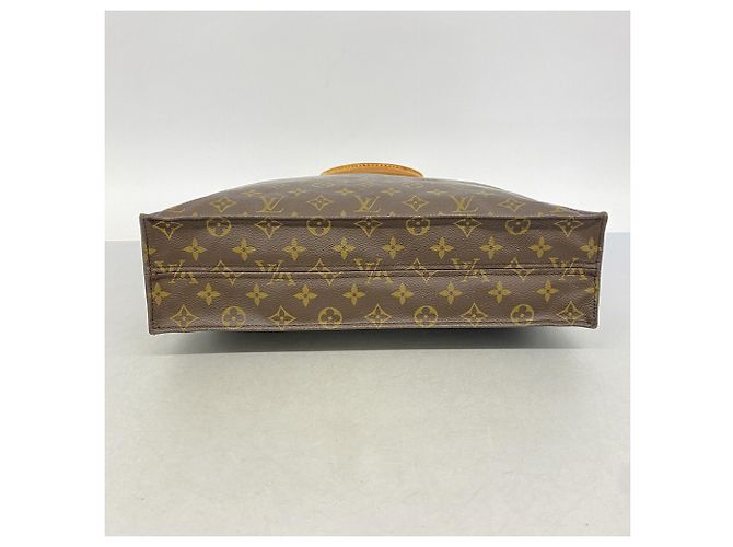 Borsa Tote Louis Vuitton Monogram Sac Plat Marrone - vista 3