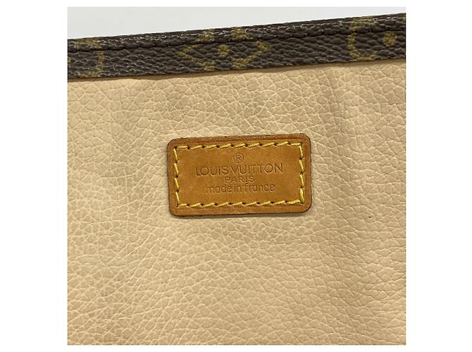 Borsa Tote Louis Vuitton Monogram Sac Plat Marrone - vista 5