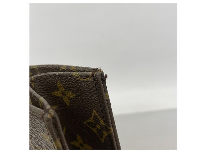 Borsa Tote Louis Vuitton Monogram Sac Plat Marrone - vista 8