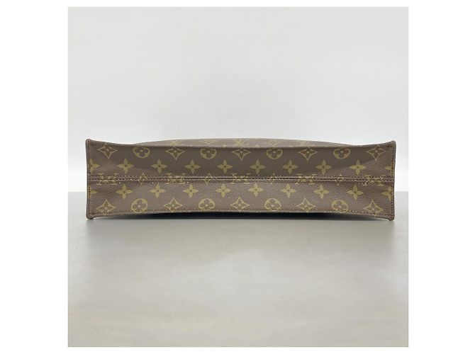 Louis Vuitton Monogram Sac Plat Tote Bag M51140 Brown Castaño - vista 3