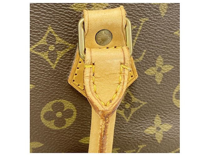 Louis Vuitton Monogram Sac Plat Tote Bag M51140 Brown Castaño - vista 7