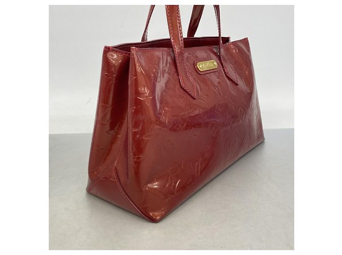 Borsa Louis Vuitton Vernis Wilshire PM Rosso - vista 2