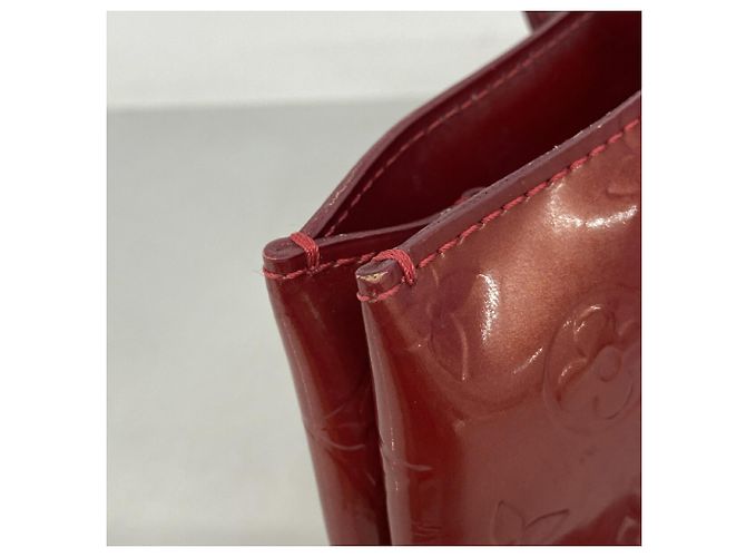 Borsa Louis Vuitton Vernis Wilshire PM Rosso - vista 6