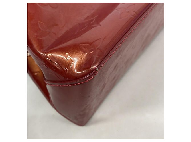 Borsa Louis Vuitton Vernis Wilshire PM Rosso - vista 7
