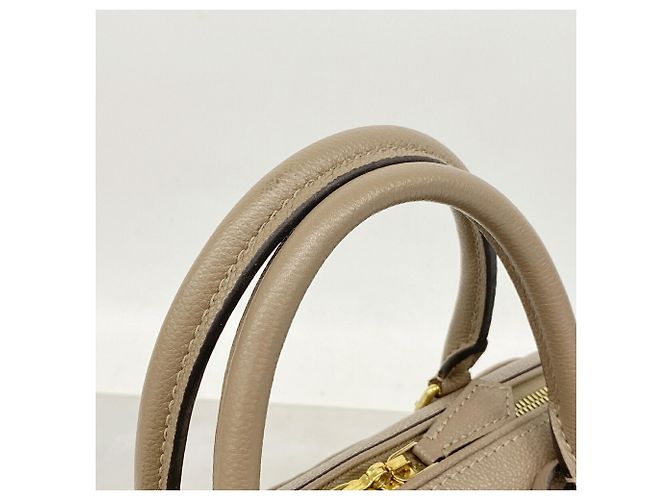Borsa Louis Vuitton Monogram Empreinte Speedy Bandoulière 25 Marrone - vista 12