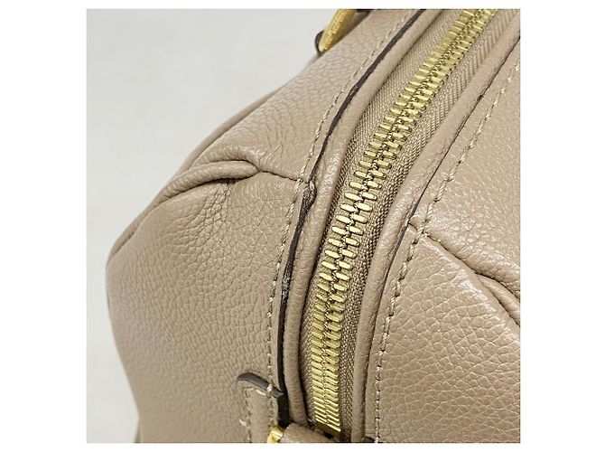 Borsa Louis Vuitton Monogram Empreinte Speedy Bandoulière 25 Marrone - vista 7