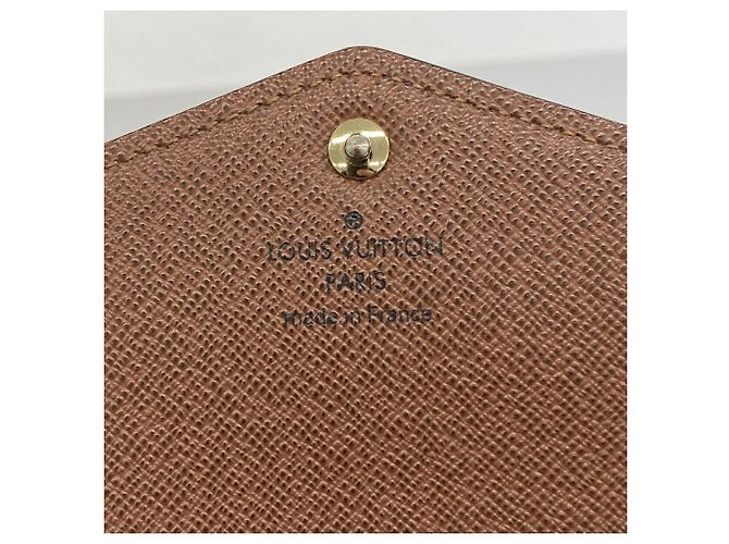 Louis Vuitton Monogram Portefeuille Sarah Long Wallet M60531 Marrone - vista 4