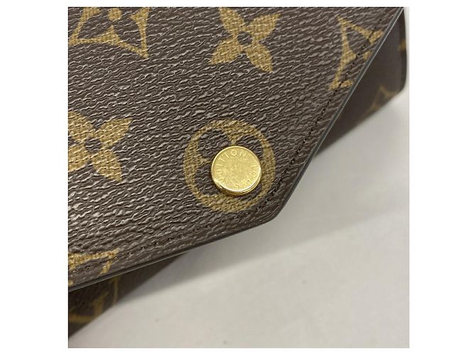 Louis Vuitton Monogram Portefeuille Sarah Long Wallet M60531 Marrone - vista 9