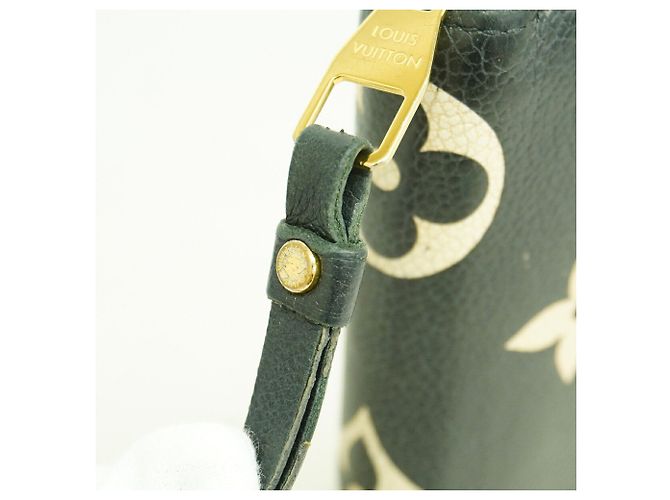 Louis Vuitton Monogram Empreinte Bicolor Zippy Wallet Black Beige - view 7