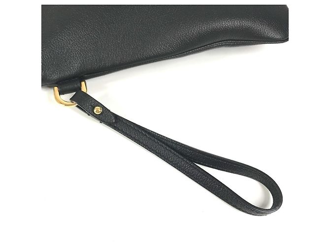 Borsa a pochette in pelle Versace Medusa Logo Nero - vista 10