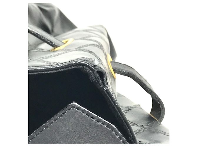 Versace Vintage Medusa Logo Handtasche Schwarz - Ansicht 11