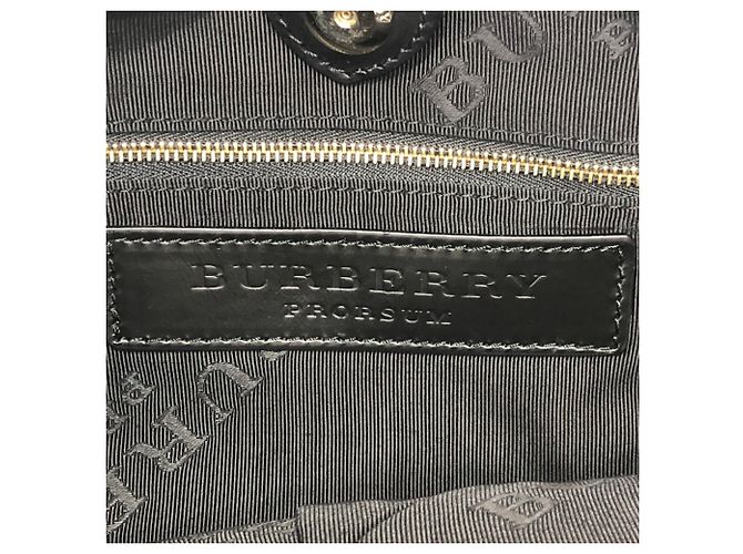Borsa Burberry Prorsum Big Crush Marrone Nero - vista 15