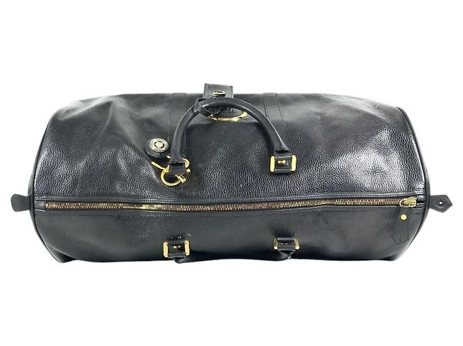 Versace Vintage Boston Bag mit Sunburst-Logo Schwarz - Ansicht 10