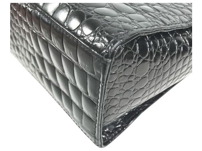 Borsa Tote Versace Big Medusa Logo Greca Nero - vista 10