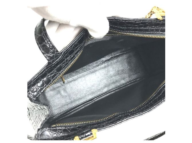 Borsa Tote Versace Big Medusa Logo Greca Nero - vista 12