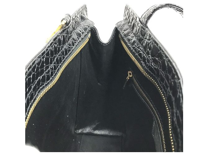 Borsa Tote Versace Big Medusa Logo Greca Nero - vista 14