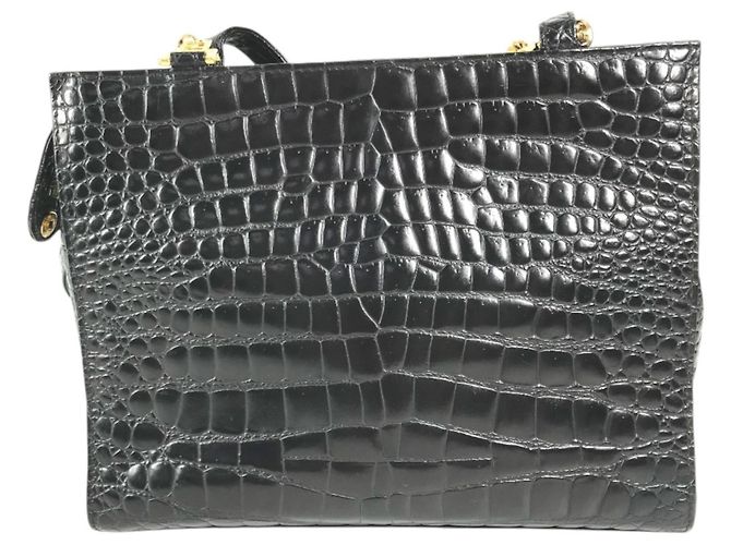 Borsa Tote Versace Big Medusa Logo Greca Nero - vista 3
