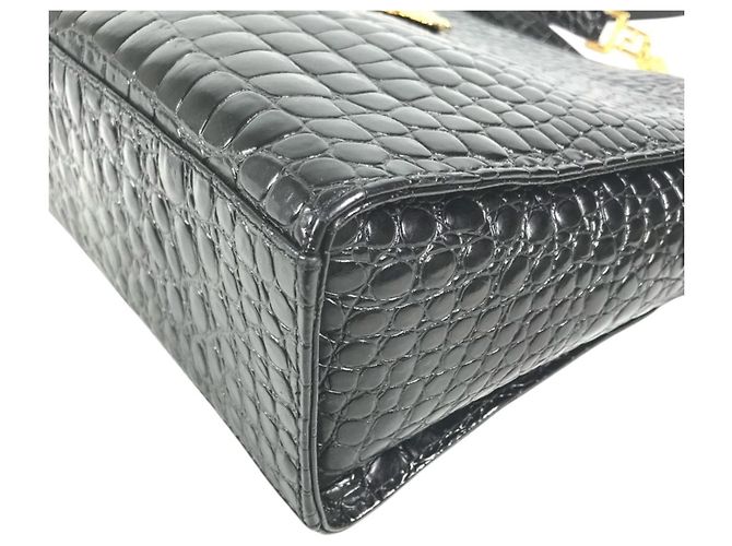 Borsa Tote Versace Big Medusa Logo Greca Nero - vista 9