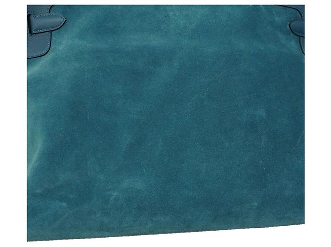 Hermès Borsa Hermes Kelly Relax 50 Grizzly Blu - vista 10
