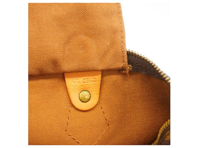 Bolso Louis Vuitton Monogram Speedy 30 Castaño - vista 10