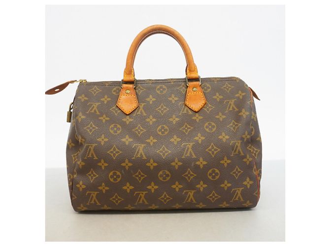 Bolso Louis Vuitton Monogram Speedy 30 Castaño - vista 13