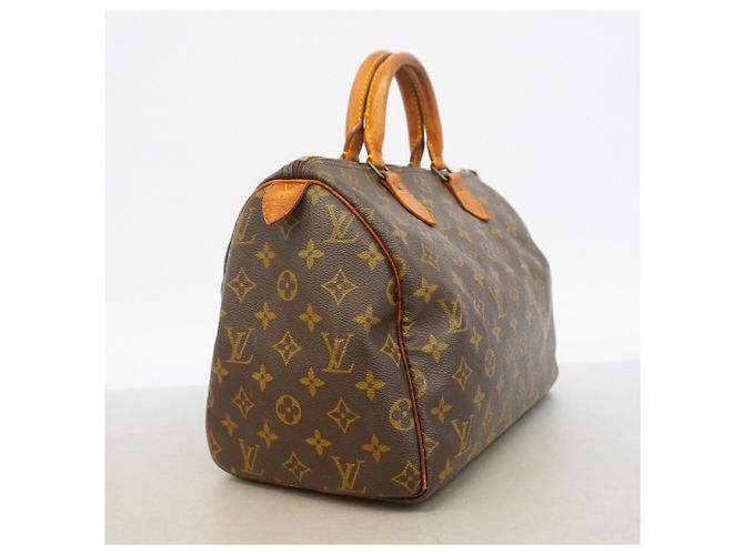 Bolso Louis Vuitton Monogram Speedy 30 Castaño - vista 2