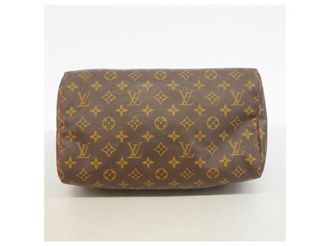 Bolso Louis Vuitton Monogram Speedy 30 Castaño - vista 3