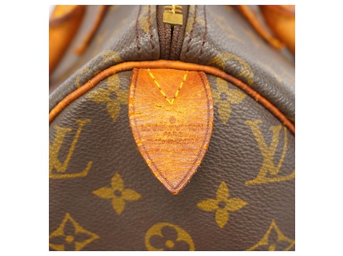 Bolso Louis Vuitton Monogram Speedy 30 Castaño - vista 5