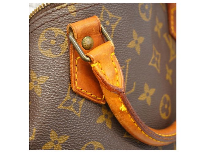 Bolso Louis Vuitton Monogram Speedy 30 Castaño - vista 9