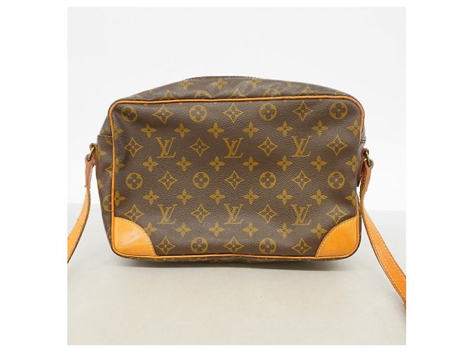 Borsa a tracolla Louis Vuitton Monogram Trocadero 30 Marrone - vista 11
