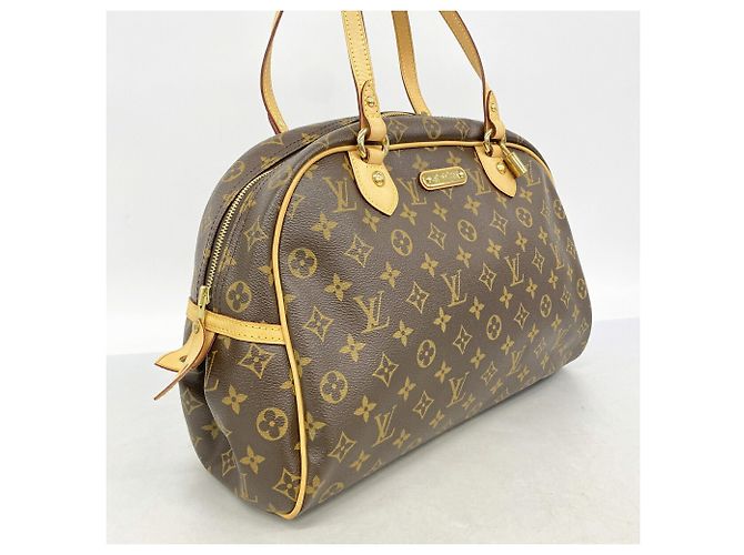 Borsa Tote Louis Vuitton Monogram Montorgueil GM Marrone - vista 2