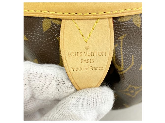 Borsa Tote Louis Vuitton Monogram Montorgueil GM Marrone - vista 5