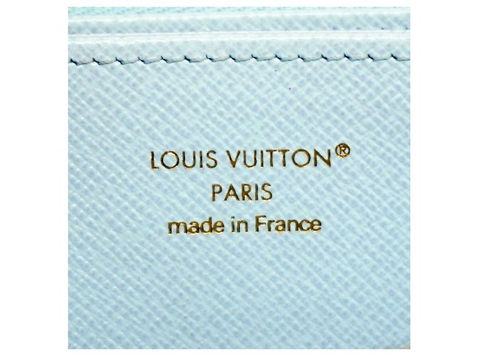 Portafoglio Zippy Monogram Louis Vuitton Marrone Blu chiaro - vista 4