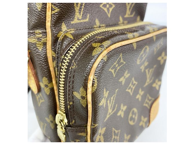 Bolso de hombro Louis Vuitton Monogram Amazon Castaño - vista 7