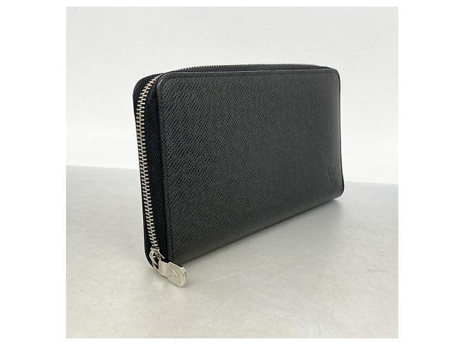 Portafoglio lungo Louis Vuitton Taiga Zippy Organizer NM Grigio - vista 2