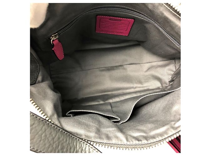 COACH Legacy Textured Satchel Tasche Anthrazitgrau - Ansicht 7