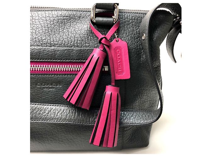 COACH Legacy Textured Satchel Tasche Anthrazitgrau - Ansicht 8