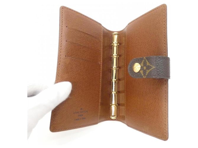 Louis Vuitton Monogram Agenda PM R20005 Organizer Castaño - vista 7