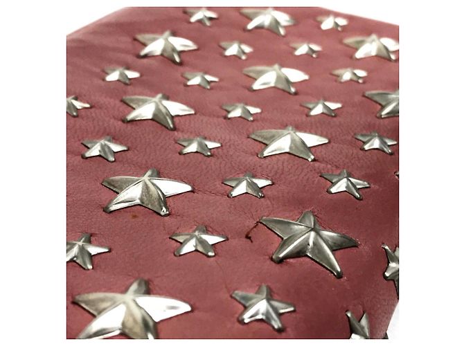 Jimmy Choo Star Stud Round Zip Long Wallet Pink - Ansicht 5