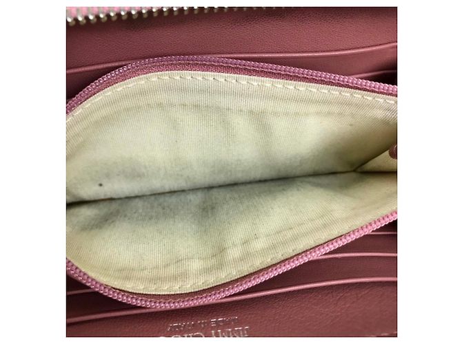 Jimmy Choo Star Stud Round Zip Long Wallet Pink - Ansicht 8