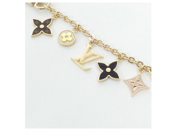 Louis Vuitton Accessoire-Kettenanhänger Braun Schwarz Golden - Ansicht 2