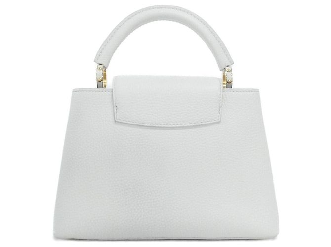 Borsa Louis Vuitton Capucines BB Bianco - vista 2