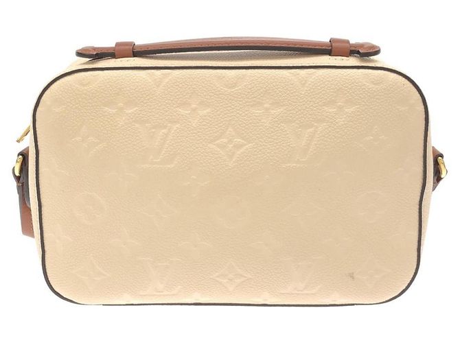 Bolso de hombro Louis Vuitton Monogram Empreinte Saint-Onge Castaño Crudo Caramelo - vista 2