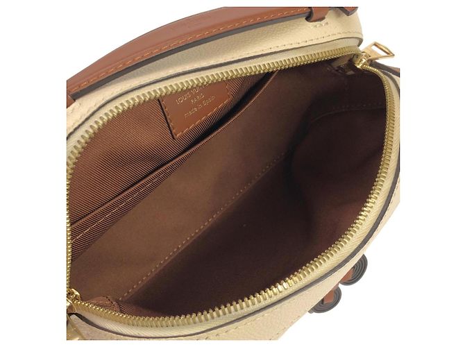 Bolso de hombro Louis Vuitton Monogram Empreinte Saint-Onge Castaño Crudo Caramelo - vista 8