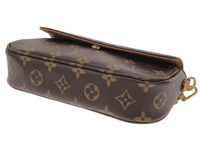 Louis Vuitton Monogram Wallet on Chain Ivy Marron - vue 3
