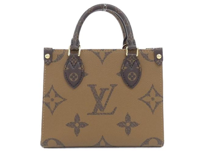 Louis Vuitton Monogram Giant OnTheGo BB Handtasche Braun - Ansicht 2